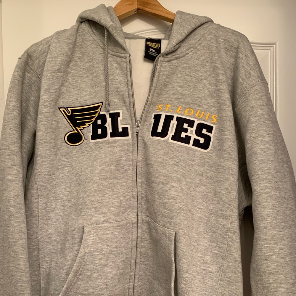 St. Louis Blues sweatshirt jacket
